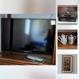 MaxSold Auction: This online auction features vintage tools, wall art, books, mini fridge, air compressor, glassware, candle holders, china, flat screen TV, DVDs, CDs, cassettes, quilts and much more!