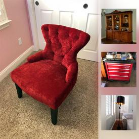 MaxSold Auction: This online auction features FURNITURE. Donjoy surgical cooling unit. Craftsman tool chest. Gateway laptop.Schwinn and Ritchey bicycles. Fishing gear and rods. Tools. Yard and Garden. Dish sets. Riedel wine glasses and a professional wooden stemware rack and much more!