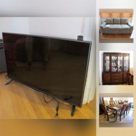 MaxSold Auction: This online auction features: two LG televisions; Bose Wave System; Broyhill furniture; Hartmann luggage; vinyl collection; vintage turntable and much more!