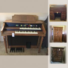 MaxSold Auction: This online auction features a Globe Wernicke Metal Card Catalogue file. Machine made Oriental rugs. 1960 Italian accordion. Lycoming vintage oak desk. Schmitz Industries Dirt Invader carpet machine and much more!