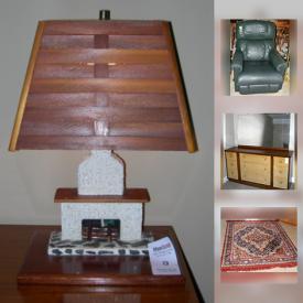 MaxSold Auction: This online auction features Brass scales; Wardrobe; Vintage glass lamps; Old milk cans; 40 souvenir spoons and display rack; Many pieces Delft blue ceramics; 3 sets Sterling silver salt and pepper shakers. Hand and power tools. Yard and Garden and much more!