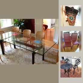 MaxSold Auction: This online auction features furniture, live plants, wireless multifunction printer, VHS/DVD Player, dehumidifier, exercise equipment, Pyrex cookware, serving ware, Patio furniture and much more.