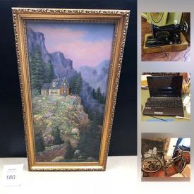 MaxSold Auction: This online auction features FURNITURE, ANTIQUE: Tools. VINTAGE: Car emblems; train cars and much more! COLLECTIBLE: Belt buckles; military badges and pins; Nascar and more! ELECTRONICS, ART and more!