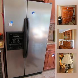 MaxSold Auction: This online auction features figures, planters, crystal, artwork, speakers, fire extinguisher, glassware, records, holiday decor, PlayStation 3, refrigerators, golf clubs, power tools, costume jewelry, flat screen TV and much more.