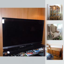 MaxSold Auction: This online auction features furniture, television, electronics, decors, figurines, jewelry, office supplies, tools and much more.