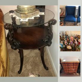 MaxSold Auction: This online auction features books, shelving, holiday decor, model train set, stuffed animals, flatware, glassware, china, cookbooks, vacuums, figurines, porcelain dolls, and much much more...