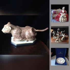 MaxSold Auction: This online auction features a Set Of 3 Lighting Lamps, Royal Doulton China, Royal Doulton Plates, Brazilian Citrine Pear Earrings, Amethyst Necklace and much more.