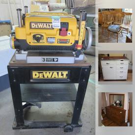 MaxSold Auction: This online auction features: shop machinery including a Dewalt planer and Rockwell jointer; vintage 2-man saws; vintage snowshoes; area rugs; Royal Doulton and Wedgwood collectibles; Nintendo Wii; art including paintings, prints and carvings; Vilas furniture and much more!