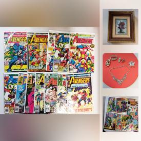 MaxSold Auction: This online auction features comics, books, toys, records, china, glass and much more!