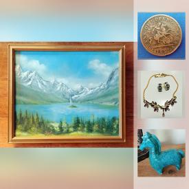 MaxSold Auction: This online auction features Mexican pottery, coins, books, decorative plates, jewelry, glass decor, figures, paperweights, roller skates, comics, Canadian stamps, records and much more.