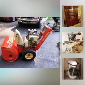 MaxSold Auction: This online auction features vacuums, cards, TVs, board games, power tools, paint supplies, lamps, holiday decor, model cars, glassware, tennis rackets, dollhouses, golf clubs and much more.