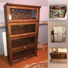 MaxSold Auction: This online auction features holiday decor, kitchen tools, glassware, crystal, artwork, records, books, vacuums, board games, shelving, filing cabinets, dolls, sewing machine and much more.