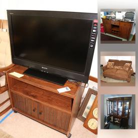 MaxSold Auction: This online auction features china, teacups and crystal, TVs, furniture, wall decor, tools and much more!