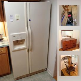 MaxSold Auction: This online auction features vacuums, a flat screen TV, entertainment centers, wall art, refrigerator, books, kids toys, lamps, holiday decor, heaters, speakers, ladders, shelving, garden supplies, treadmill, washer and dryer and much more.