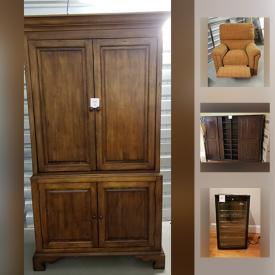 MaxSold Auction: This online auction baby toys, baby books, LG microwave, armoire, furniture, changing table, printer, wine refrigerator and much more!