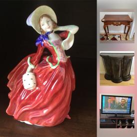 MaxSold Auction: This online auction features furniture, artworks, jewelry, appliances, decors, collectibles, figurines, cleaning items and much more.