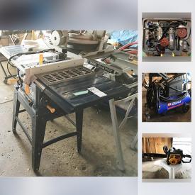 MaxSold Auction: This online auction features  artworks, electronics, power tools, office supplies, books and much more.