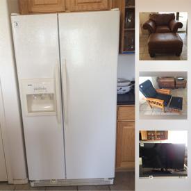 MaxSold Auction: This online auction features Kenmore top load washer, Kenmore electric Dryer, Kenmore side by side Refrigerator, Glider, Wooden Rocking Chair, Antique Vanity and much more!