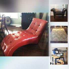 MaxSold Auction: This online auction features furniture, small appliances, kitchen items, sports memorabilia, golf items, decor, crystal decanter, floor lamp, art and much more!