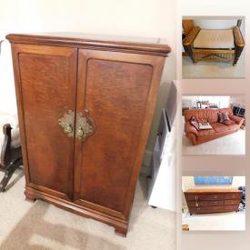 MaxSold Auction: This online auction features household furniture, home decor, bookcase stereo, tools, office furniture, vinyl LPs, Henckels Knife Set, kitchenware, artwork, cameras and slide projector and much more .