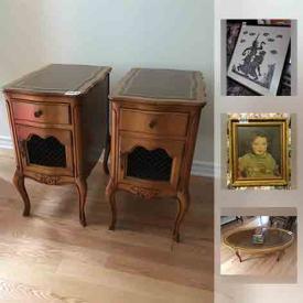 MaxSold Auction: This online auction features vintage camera, solid wood furniture, jewelry, dvds, kitchen items, Adderley china, floor lamps, board games, lawn furniture and much more!