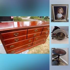 MaxSold Auction: This online auction features Jewelry; gaming devices; power tools; LP's; Sentry safe with key; metal chair and much more!