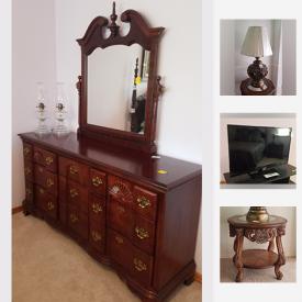 MaxSold Auction: This online auction features stuffed animals, board games, bookshelves, TVs, records, luggage, wall art, sewing machine, books, fireplace tools and much more.