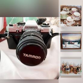 MaxSold Auction: This online auction features power tools, holiday decor, records, ladders, sound systems, bookshelves, CDs, wall art, clocks, picture frames, camping equipment, art supplies and much more.