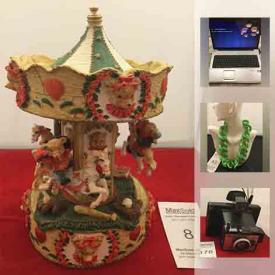 MaxSold Auction: This online auction features Playstation 3, HP Laptop, 14K Earrings, Soundbar, Leather Clock, jewelry, books, dvds, decor and much more!