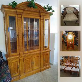 MaxSold Auction: This online auction features freezers, wood chipper, antiques from the 20s 50s and 70s, home decor, brass decor, bedroom furniture, patio furniture and much more!