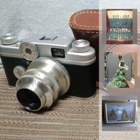 MaxSold Auction: This online auction features jewelry, artwork, vintage collectibles, mantel clock, slide projector, boots, plasticware, vintage glass, vintage underwood typewriter, furniture and much more!