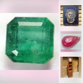 MaxSold Auction: This online auction features natural emeralds, natural rubies, vintage Asian teapots, bikes, Asian decorative pipe, vintage Chinese scrolls, roller skates and much more!