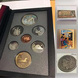 MaxSold Auction: This online auction features Silver coins; Currency; Memorabilia; Comics and much more!