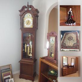 MaxSold Auction: This online auction features antique clocks, CDs, home decor, artwork, home furnishings. hockey memorabilia, coins, sports collectibles, freezer, tools and much more.