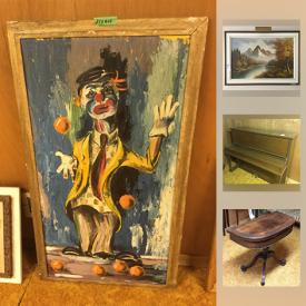 MaxSold Auction: This online auction features crystal, glassware, speakers, record albums, wall art, ceiling fan, vintage toys, doll houses, books, tools, outboard motor, fireplace tools, lawn mower and much more.