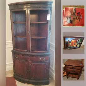 MaxSold Auction: This online auction features Dining Set, Framed Art, Lamps, Bakeware, Patio Set, Linens, Occasional Chairs, DVDs, CDs, Home Decor, Theater Recliners, Games Table, PlayStation Games, Inversion Table , Posters and much more.