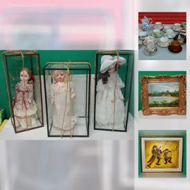 MaxSold Auction: This online auction features collectible silver and other spoons, porcelain and other dolls, Blue Mountain pottery, collectible Canadian currency sets, fine china tea cups and saucers and much more!