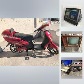 MaxSold Auction: This auction features Daymark EBike, Sears Craftsman Belt And Disc Sander, Fibreglass Diving Board Base, 10 Foot Rolling Staircase Ladder, Four Sided Display Rack, Fishing Lures, and much more!