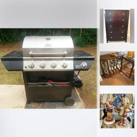 MaxSold Auction: This online auction features china, collectibles, kitchen items, grill, patio furniture, Hummel, furniture, christmas decor and much more!