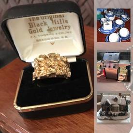 MaxSold Auction: This online auction features collector plates, Thomas Kinkade Christmas village, patio furniture, Broncos fan gear, kitchen items, Campbells Soup collectible items, eagle decor, beer steins, vintage doll and clothes and much more!