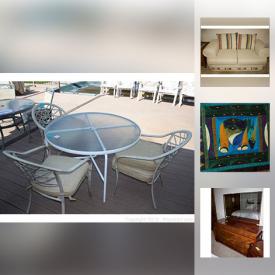 MaxSold Auction: This online auction features a Brunswick Pool Table, holiday decor, home furnishings, patio furniture and much more!