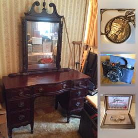 MaxSold Auction: This online auction features furniture, jewelry, vintage items, decors, collectibles, electronics, office supplies and much more.