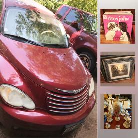 MaxSold Auction: This online auction features 2006 Chrysler PT Cruiser, china, vintage decor, murano glass, decor furniture and much more!