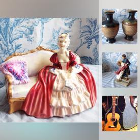 MaxSold Auction: This online auction features Royal Doulton figurines, plates; jewelry; vintage books and more!