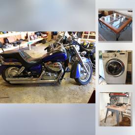 MaxSold Auction: This online auction features Honda Motorcycle, Roll Top Desk, Sega Genesis, Sony Playstation, Nintendo 64, Wii, Flute, Yamaha Keyboard Small Kitchen Appliances, Olhausen Pool Table, Cuckoo Clock, Dining Set, Child Size Wheelchair , Vintage RCA Victor Radio, Christmas Decor, Patio Set, Weber Grill, Power Tools, LG Washer Dryer Combo and much more.