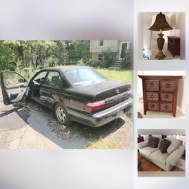 MaxSold Auction: This online auction features a 1996 Toyota Corolla, furniture by Ethan Allen, Waterford Crystal stemware, Gorham sterling silver, a westinghouse microwave and much more!