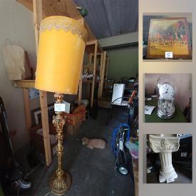 MaxSold Auction: This online auction features Syracuse China, Vintage Wood Covered Wagon Light, Dirt Devil Dyna power 26.0 vacuum cleaner, Vintage Oriental Fan, TT Systems county store vintage wooden touch tone telephone, 50 star Flag and much more!