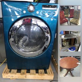 MaxSold Auction: This online auction features: large appliances including an LG clothes washer and dryer, Amana refrigerator, and a dishwasher; smaller kitchen appliances including a Keurig and microwaves; Vissani wine fridge; hardware including a chain hoist, shed kit, and winch; electronics including flat screen tvs, Acer monitors, printers and toner, IBM Thinkpad laptops, telephone systems and much more!