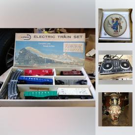 MaxSold Auction: This online auction features Lionel Trains, Hummel collector plates, tools, Emerson wood case tube radio Model U5S, Antique bibles, Comic Books, Matchbox, Hot Wheels, Movie Posters, laptops, baseball cards and much more!