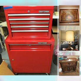 MaxSold Auction: This online auction features home furnishing, decor, bedroom furniture, microscope, office furniture and electronics, home theater receiver, tools, holiday decor and much more.